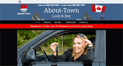 Desktop Screenshot of abouttownlockandkey.com